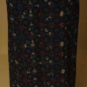 Black - natural dyed 3pc unstitched dress material 08