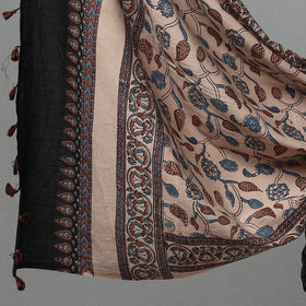 Buy Black Kutch Block Print Cotton 3pc Ajrakh Dress Material