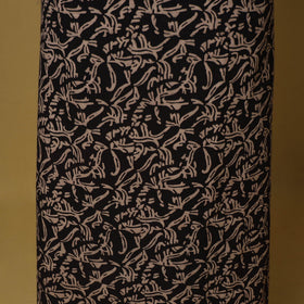 Black - natural dyed 3pc unstitched dress material 06