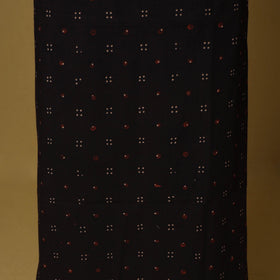 Black - natural dyed 3pc unstitched dress material 05