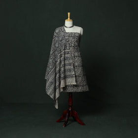 Natural dyed block print cotton pedana kalamkari 2pc