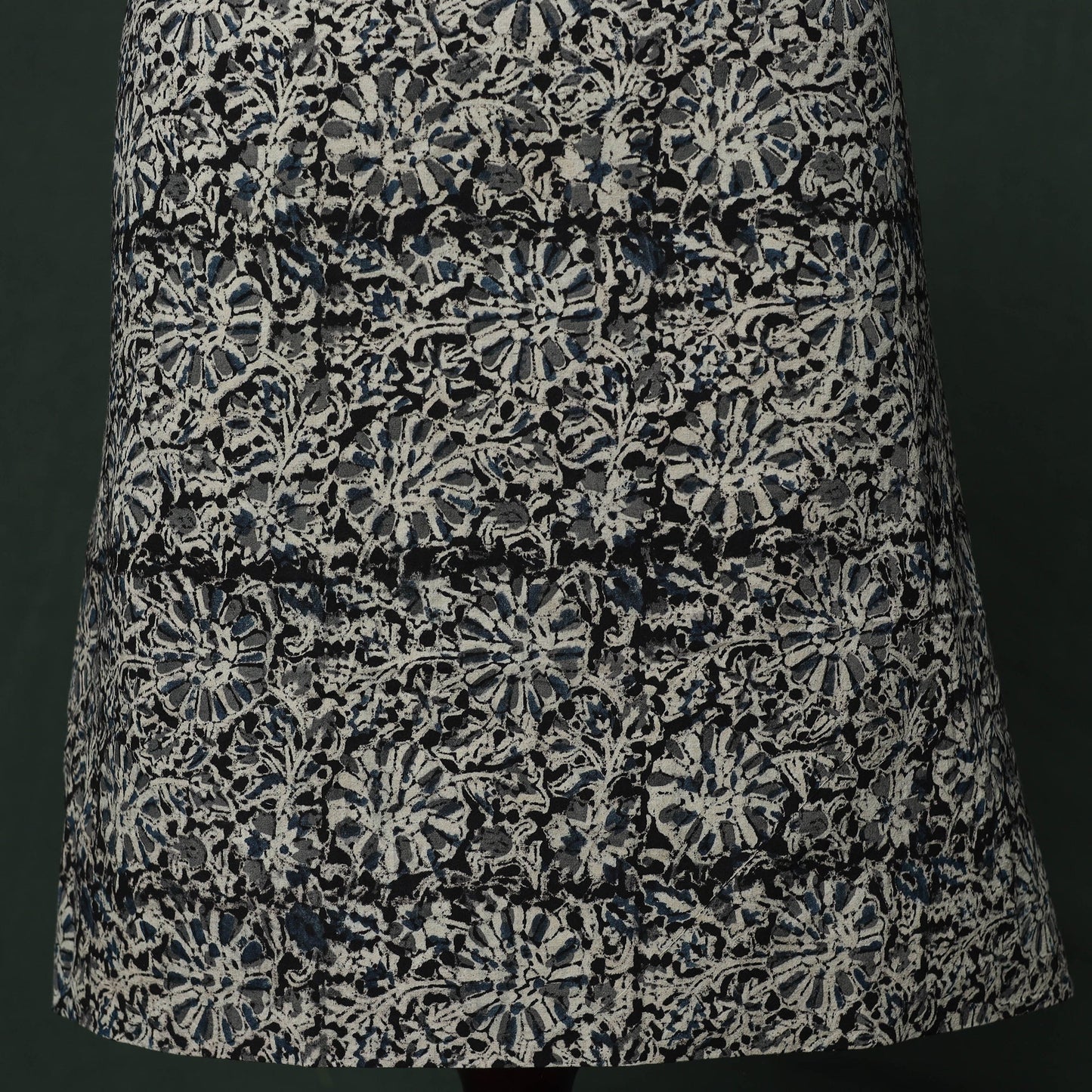Natural dyed block print cotton pedana kalamkari 2pc