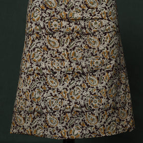 Natural dyed block print cotton pedana kalamkari 2pc