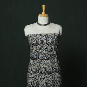 Natural dyed block print cotton pedana kalamkari 2pc