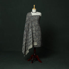 Natural dyed block print cotton pedana kalamkari 2pc
