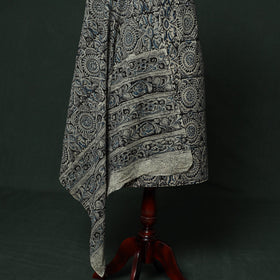 Natural dyed block print cotton pedana kalamkari 2pc