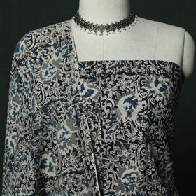 Natural dyed block print cotton pedana kalamkari 2pc