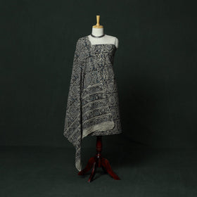 Natural dyed block print cotton pedana kalamkari 2pc