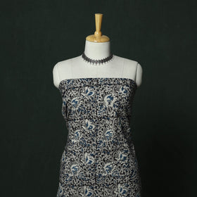 Natural dyed block print cotton pedana kalamkari 2pc