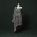Natural dyed block print cotton pedana kalamkari 2pc