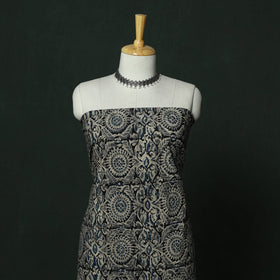 Natural dyed block print cotton pedana kalamkari 2pc