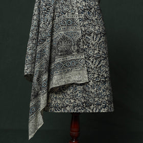 Natural dyed block print cotton pedana kalamkari 2pc