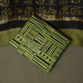 Natural dyed block print maheshwari silk bagru ajrakh 3pc