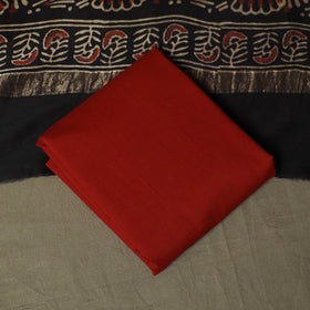 Natural dyed block print maheshwari silk bagru ajrakh 3pc