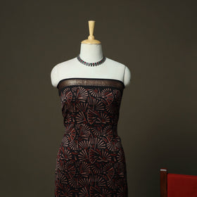 Natural dyed block print maheshwari silk bagru ajrakh 3pc