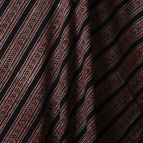 Black - natural dyed cotton fabric 10 - handcrafted