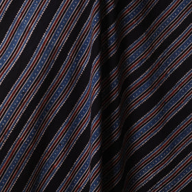 Black - natural dyed cotton fabric 16 - handcrafted