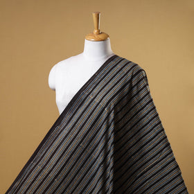 Black - natural dyed cotton fabric 23 - handcrafted