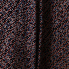 Black - natural dyed cotton fabric 75 - handcrafted