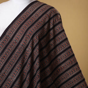 Black - natural dyed cotton fabric 10 - handcrafted