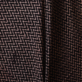 Black - natural dyed cotton fabric 20 - handcrafted