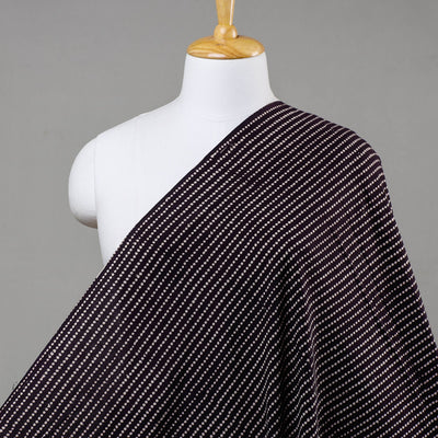 Black - natural dyed cotton hand bagh fabric 04