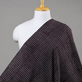 Black - natural dyed cotton hand bagh fabric 04