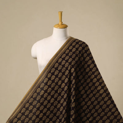 Natural dyed cotton hand bagh fabric 11 - handcrafted