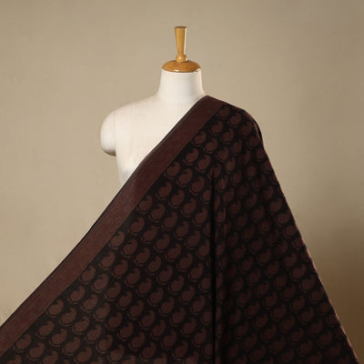 Natural dyed cotton hand bagh fabric 27 - handcrafted