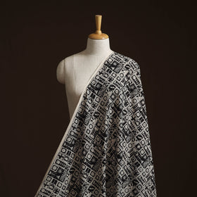 Natural dyed cotton hand block bagru print fabric 02