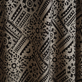 Natural dyed cotton hand block bagru print fabric 06