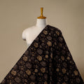 Natural dyed cotton hand jahota fabric 21 - handcrafted