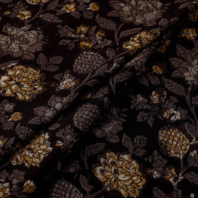 Natural dyed cotton hand jahota fabric 21 - handcrafted
