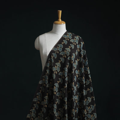 Natural dyed cotton kutch hand block ajrakh print fabric 05