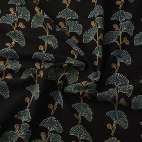 Natural dyed cotton kutch hand block ajrakh print fabric 05
