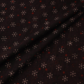 Natural dyed cotton kutch hand block ajrakh print fabric 17