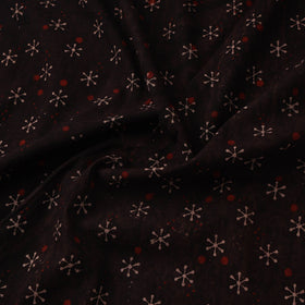 Natural dyed cotton kutch hand block ajrakh print fabric 17