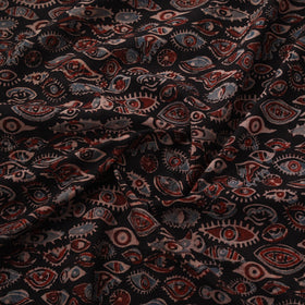 Natural dyed cotton kutch hand block ajrakh print fabric 35