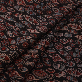Natural dyed cotton kutch hand block ajrakh print fabric 35