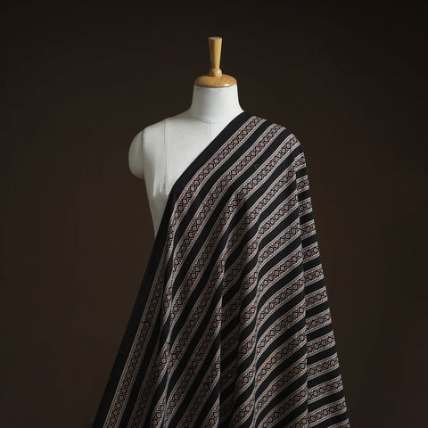 Natural dyed cotton kutch hand block ajrakh print fabric 43