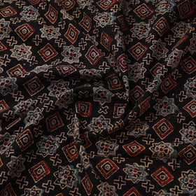 Natural dyed cotton kutch hand block ajrakh print fabric 58