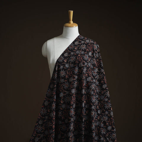Natural dyed cotton kutch hand block ajrakh print fabric 59