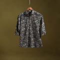 Black - natural dyed cotton men full sleeve shirt 01