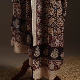 Natural dyed cotton pedana kalamkari dupatta 02