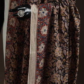 Natural dyed cotton pedana kalamkari dupatta 02