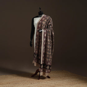 Natural dyed cotton pedana kalamkari dupatta 02