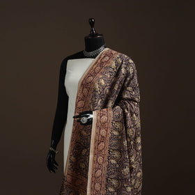 Natural dyed cotton pedana kalamkari dupatta 06