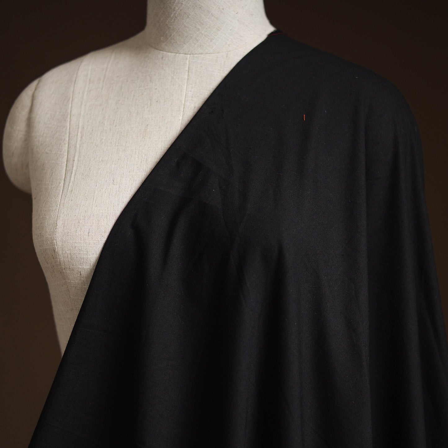 Natural dyed cotton plain fabric 03 - handcrafted