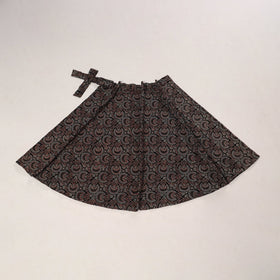 Black - cotton wrap around skirt 32 - handcrafted