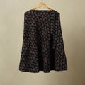 Black - cotton wrap around skirt 34 - handcrafted